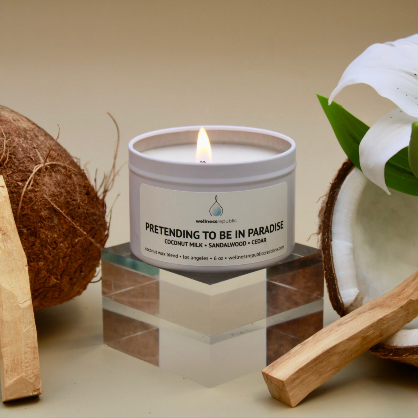 Pretending to be in Paradise Candle