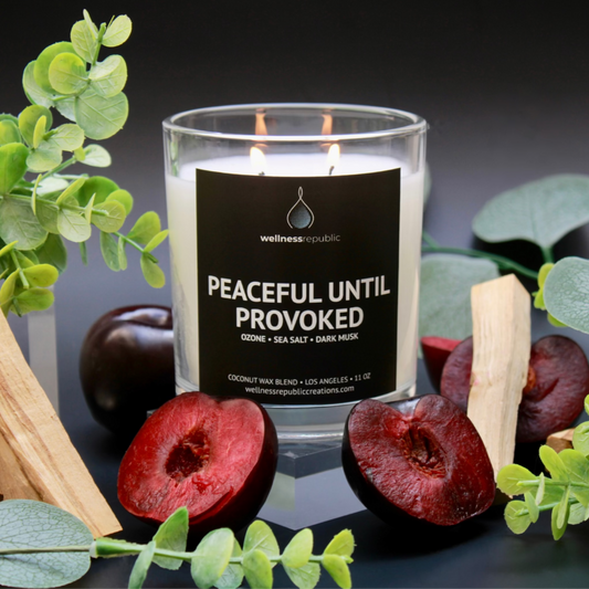Peaceful Until Provoked Candle