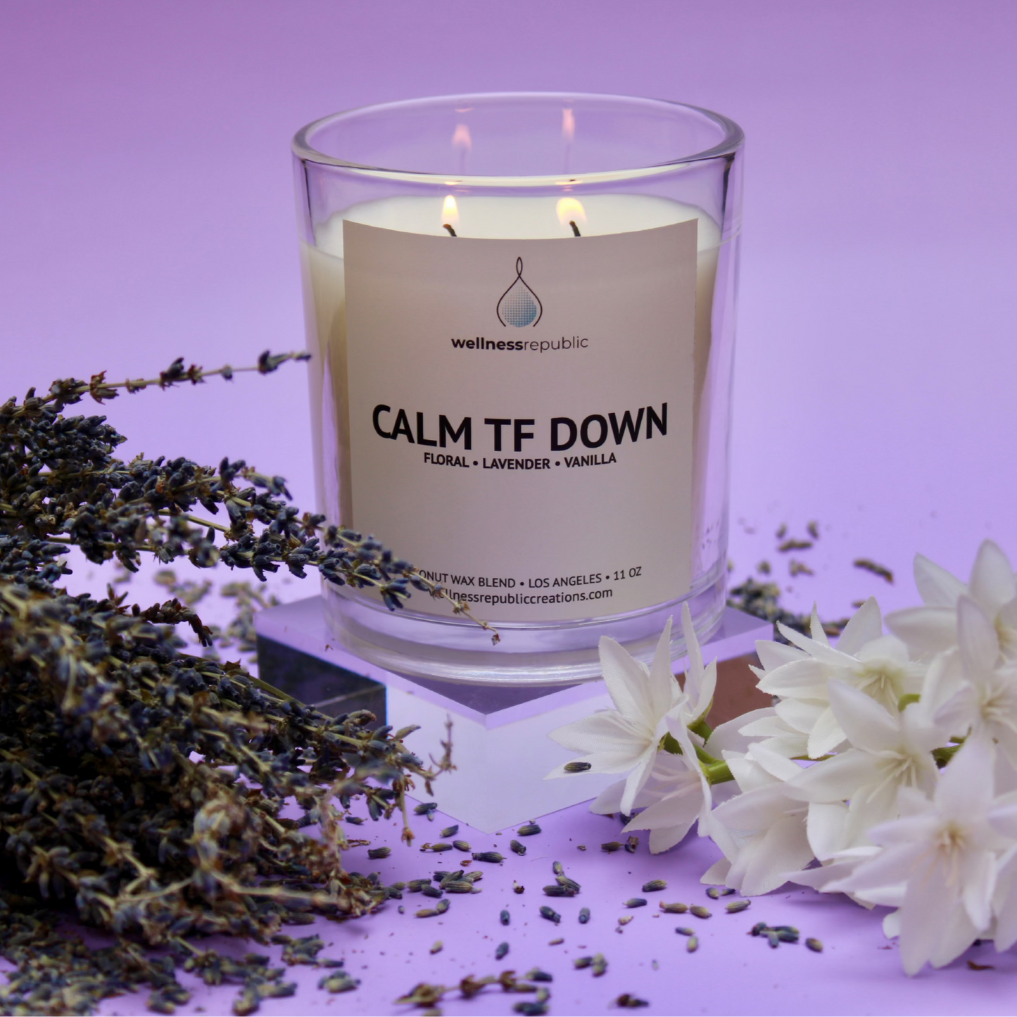 Calm TF Down Candle