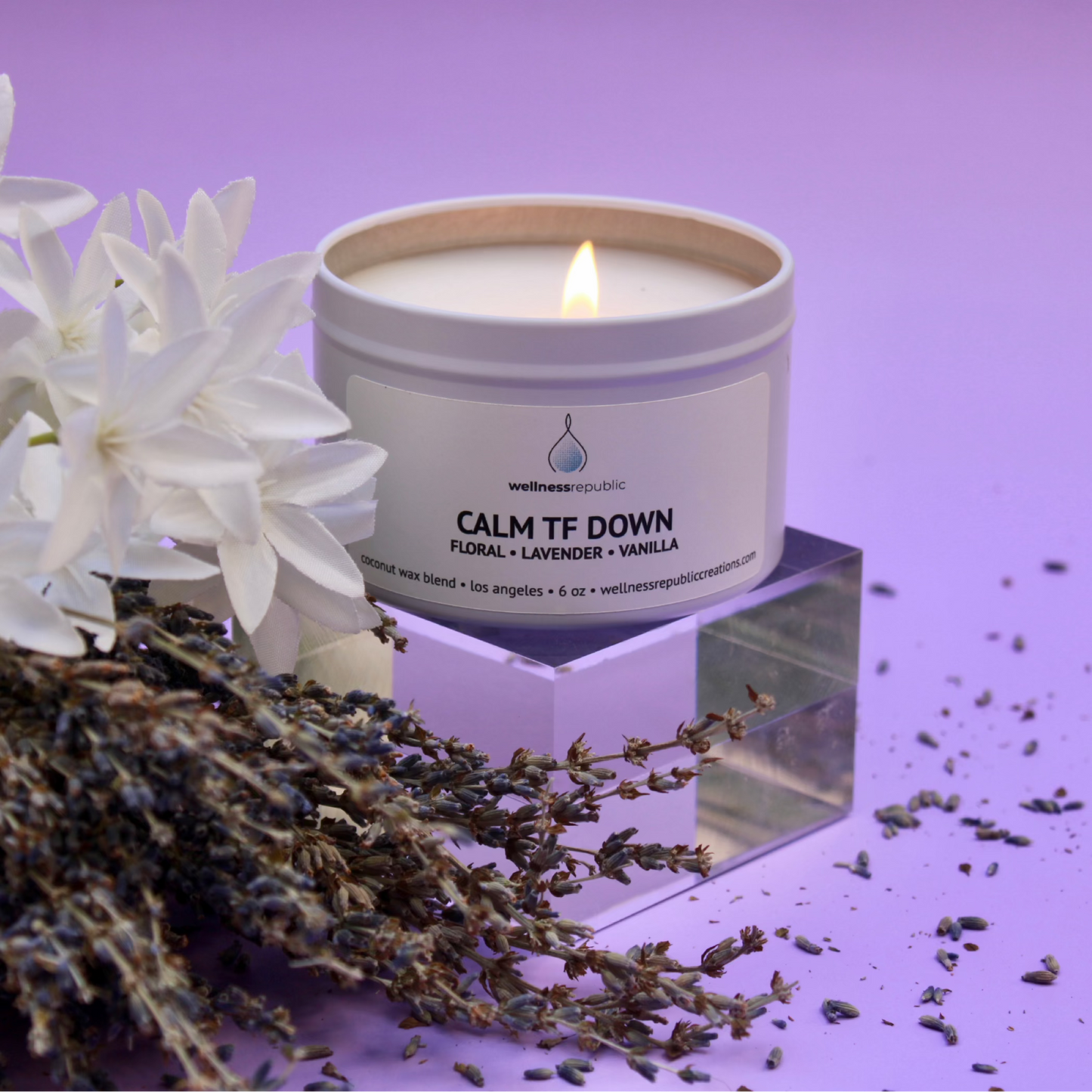 Calm TF Down Candle