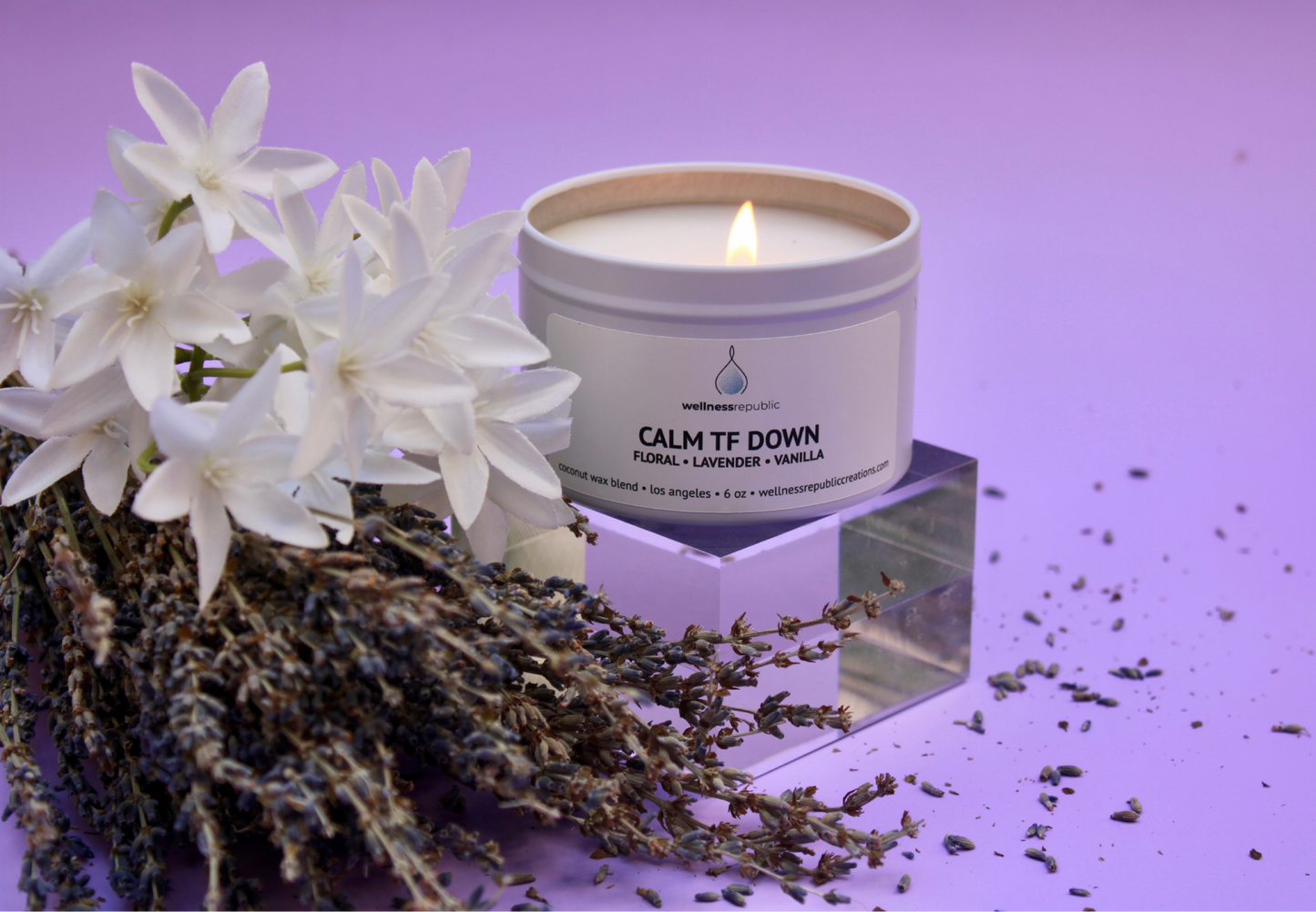 Calm TF Down Candle