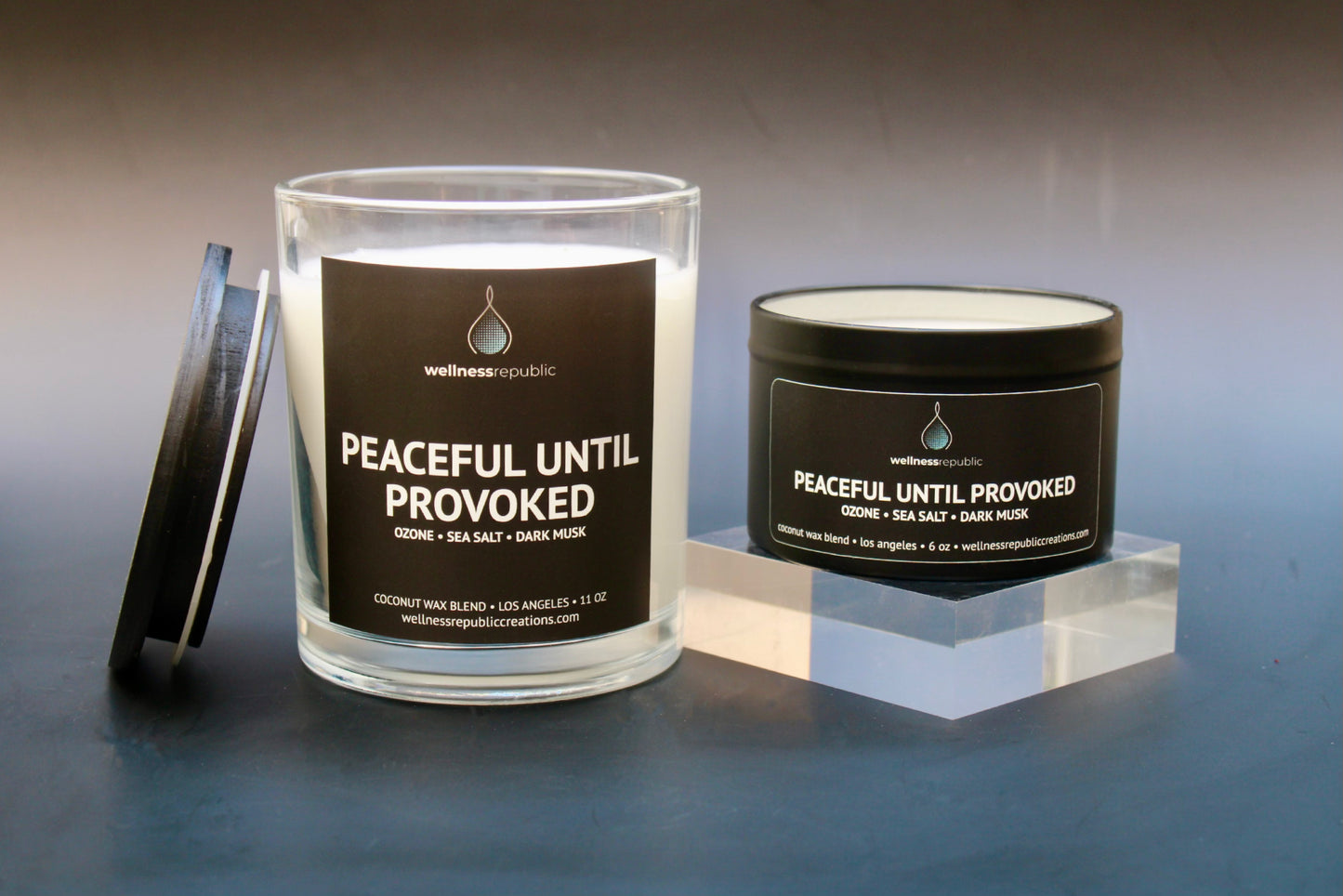 Peaceful Until Provoked Candle