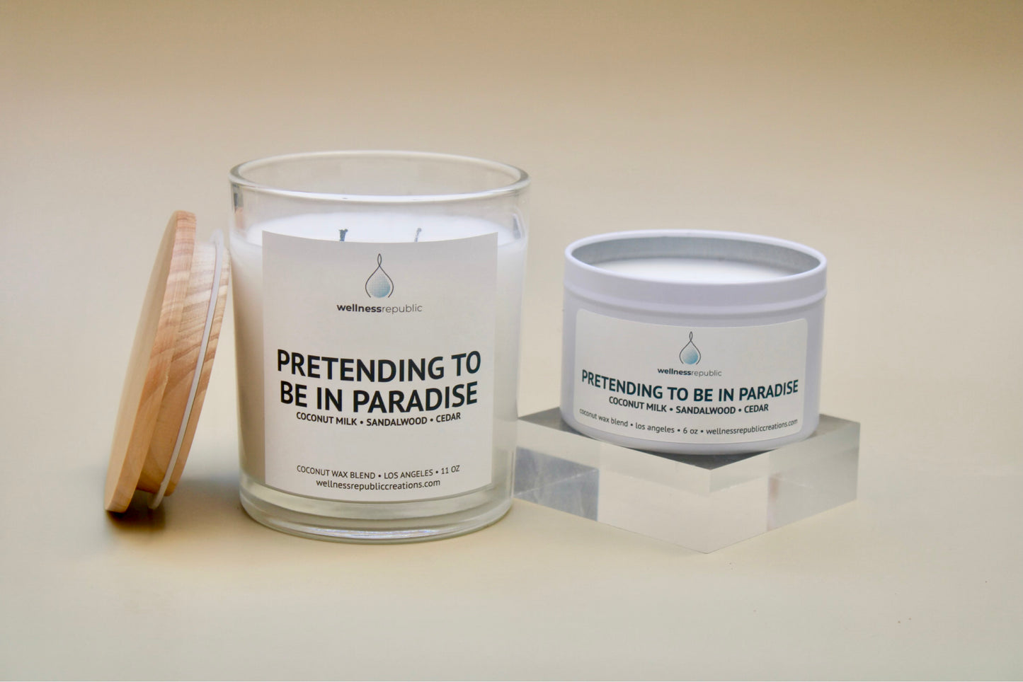 Pretending to be in Paradise Candle