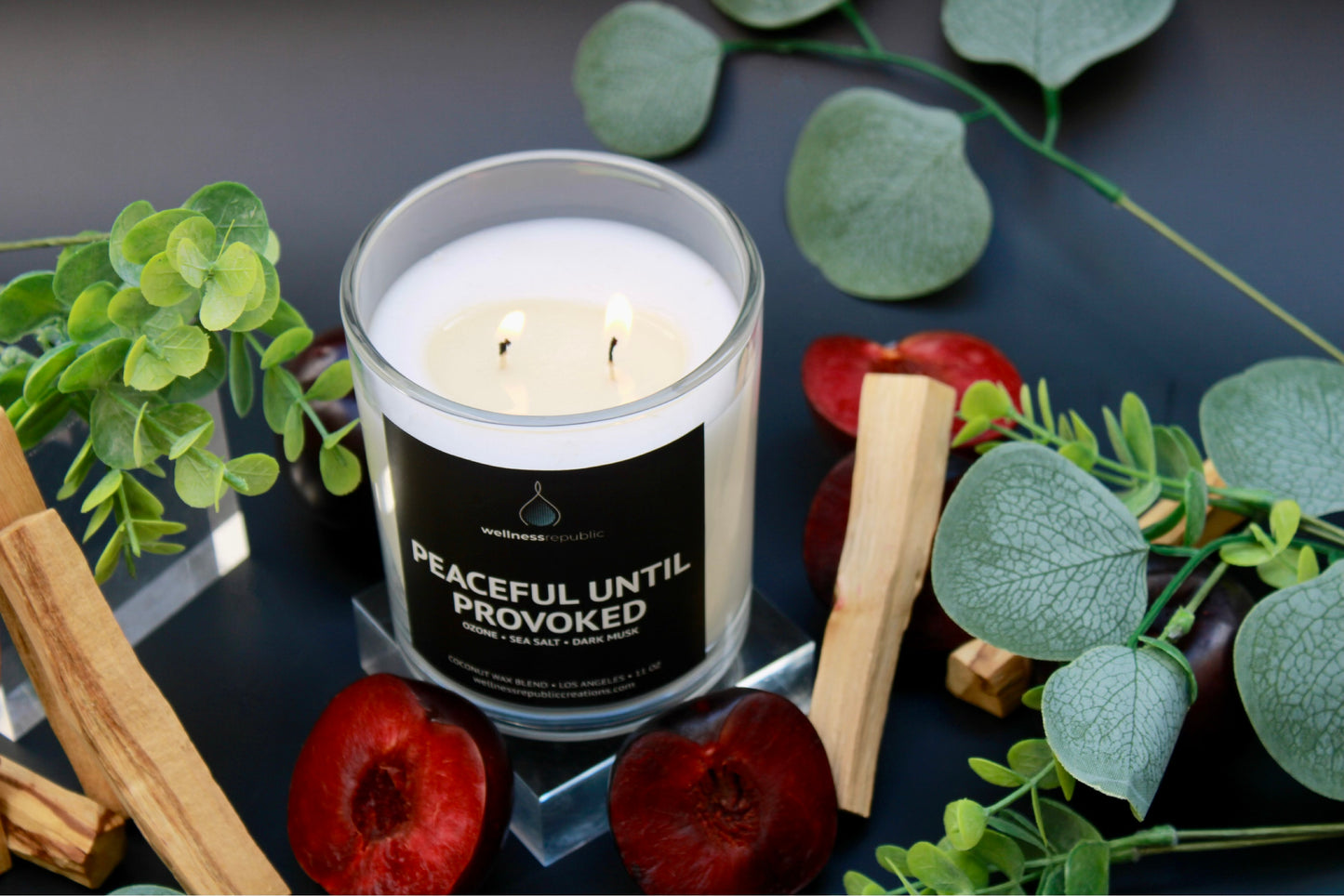 Peaceful Until Provoked Candle