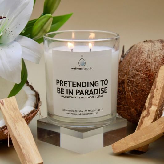 Pretending to be in Paradise Candle