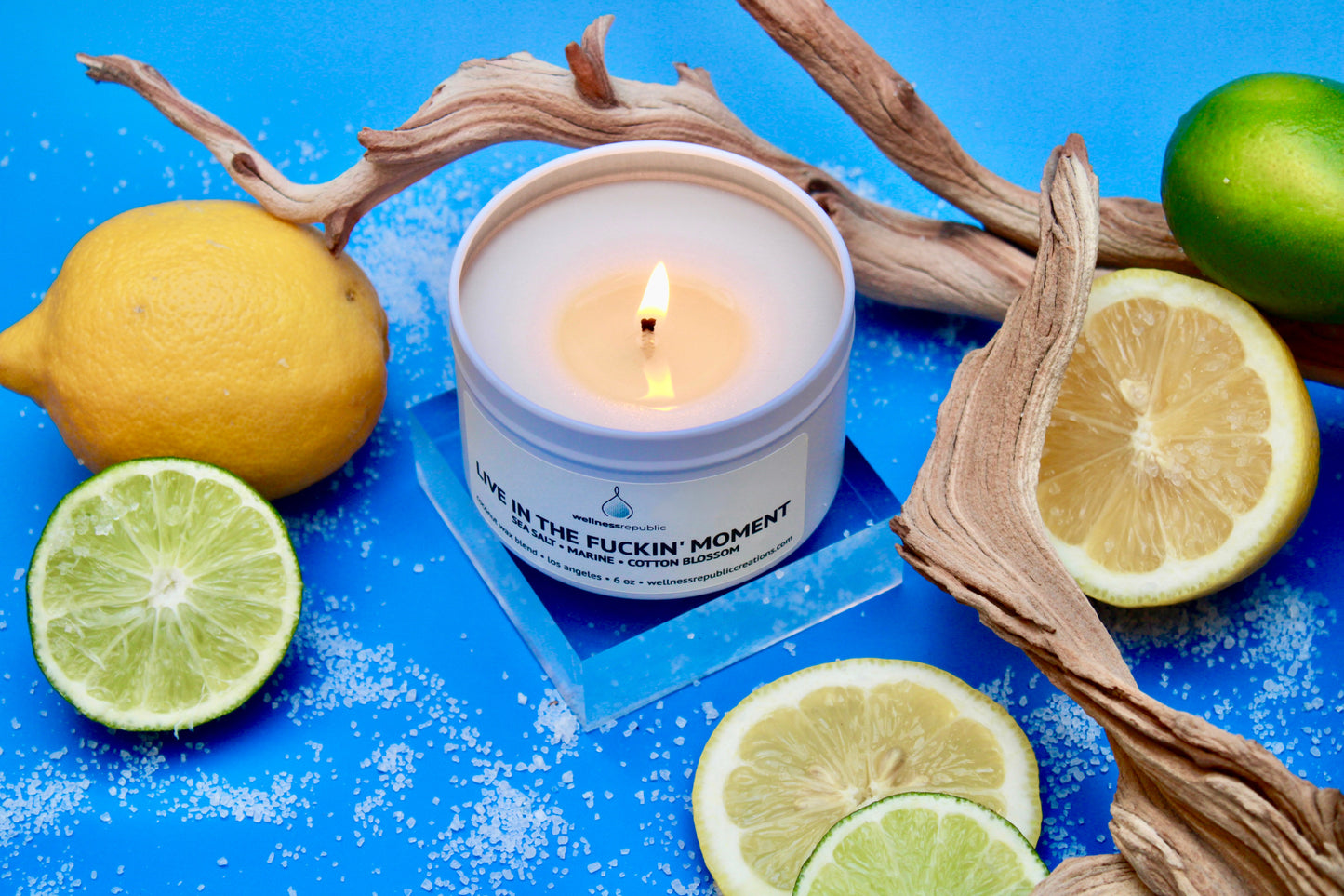 Live in the Fuckin' Moment Candle