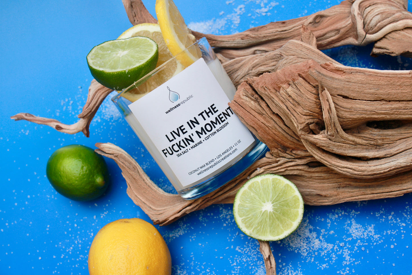 Live in the Fuckin' Moment Candle