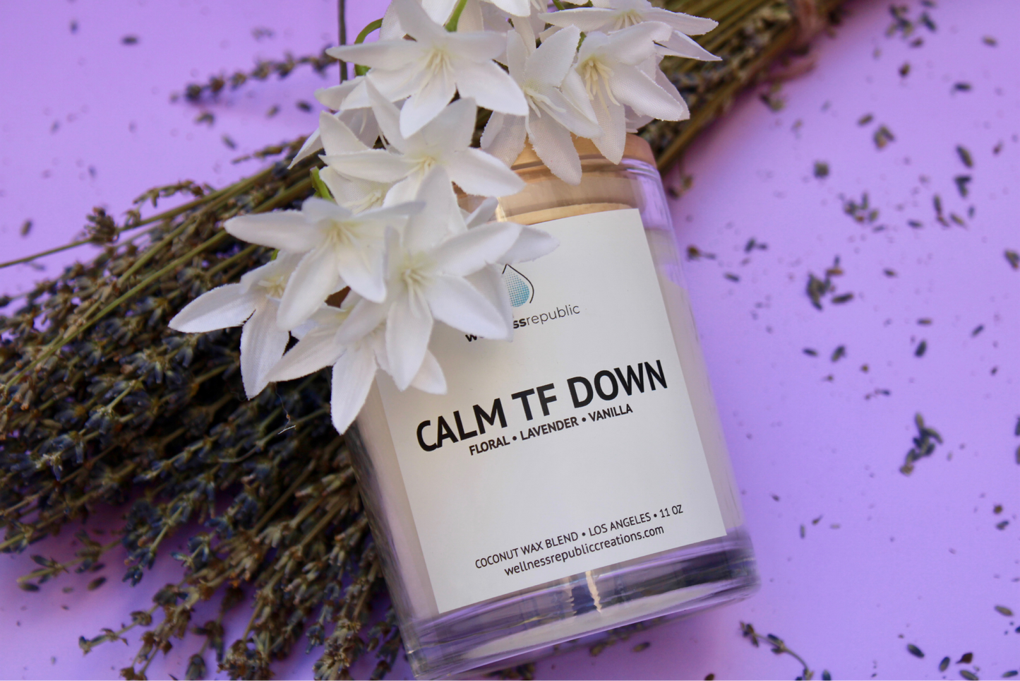 Calm TF Down Candle