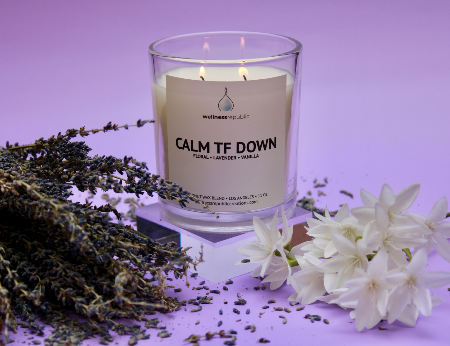 Calm TF Down Candle