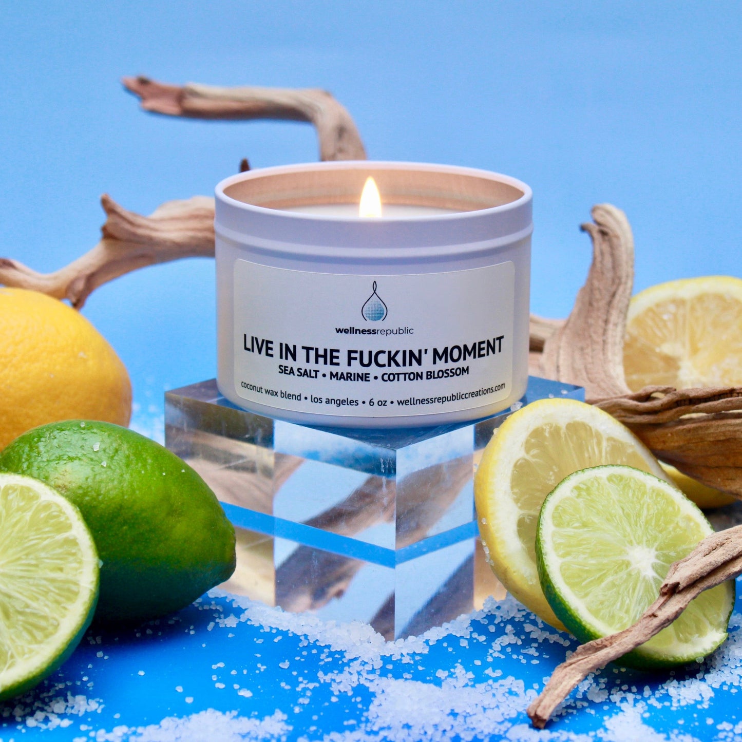 Live in the Fuckin' Moment Candle