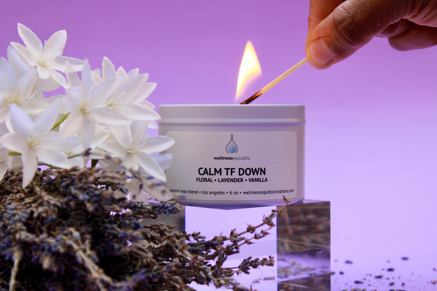 Calm TF Down Candle